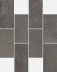 Плитка Italon Миллениум Блэк Минибрик декор (23,7x29,5)